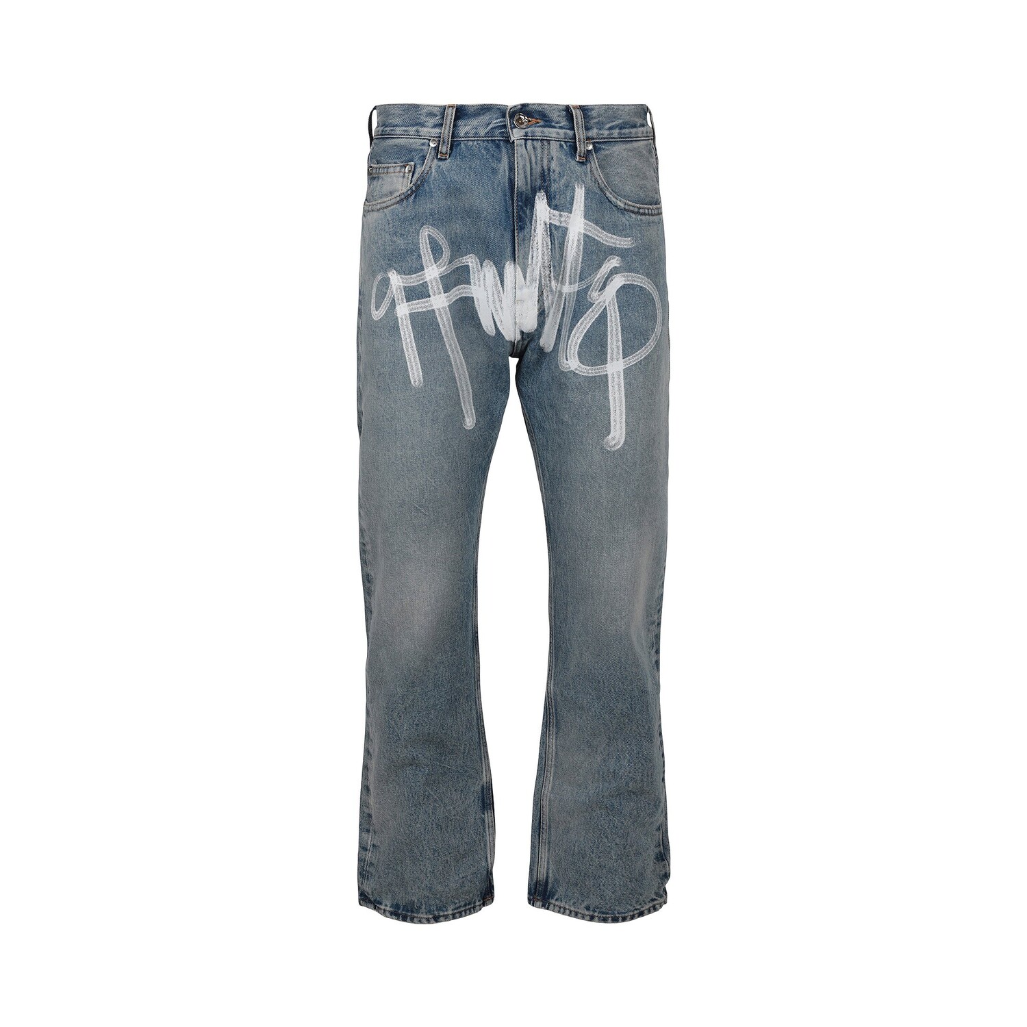 

Джинсы Off-White Graffiti Skate Fit, Vintage Blue