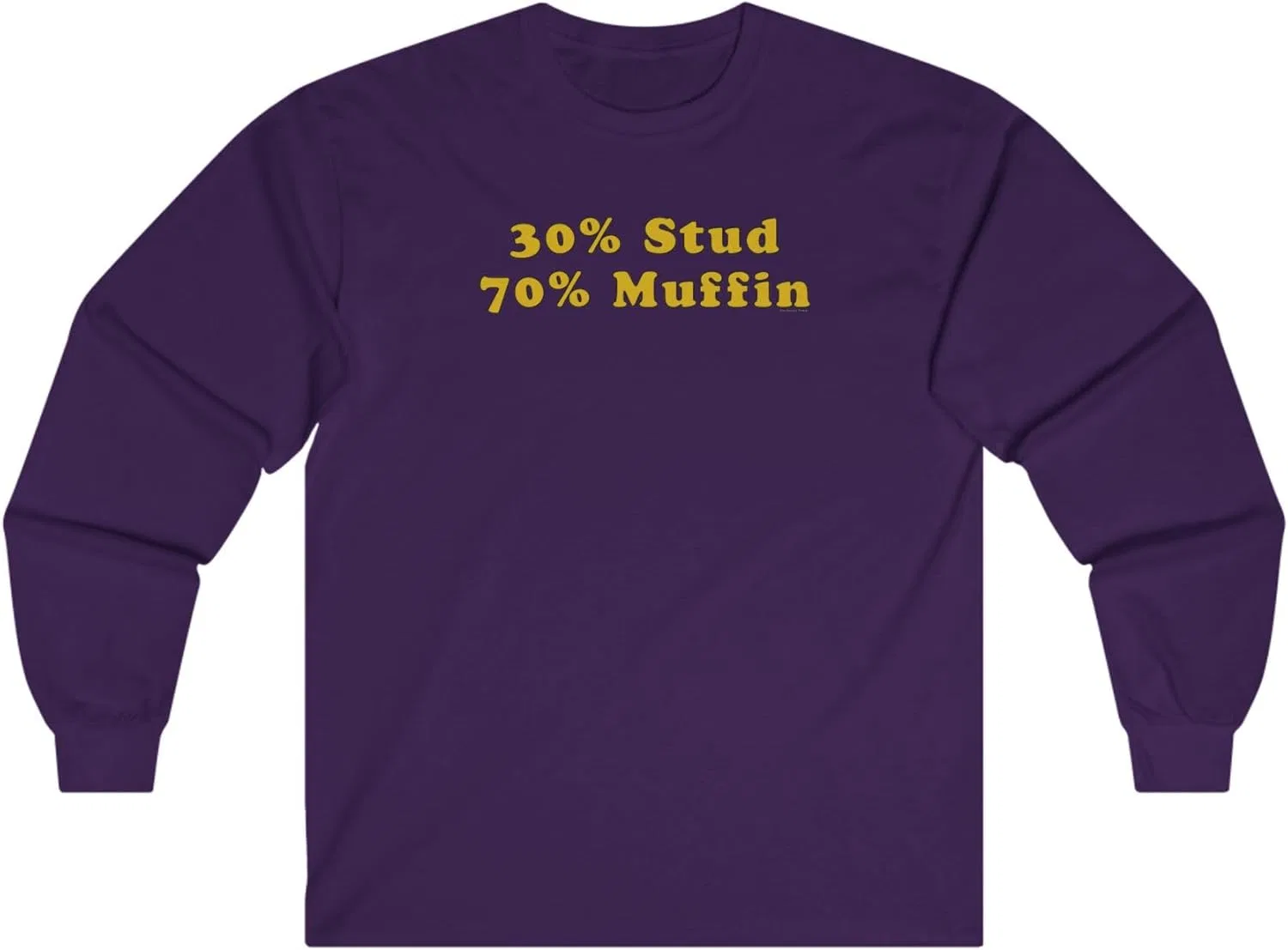 Футболка с длинным рукавом 30% Stud 70% Muffin, Purple