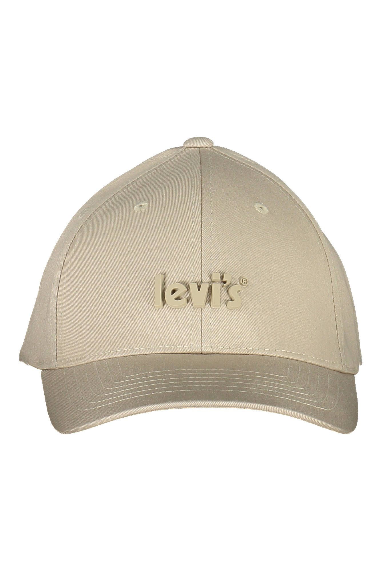 

Бежевая хлопковая мужская кепка Levi´s