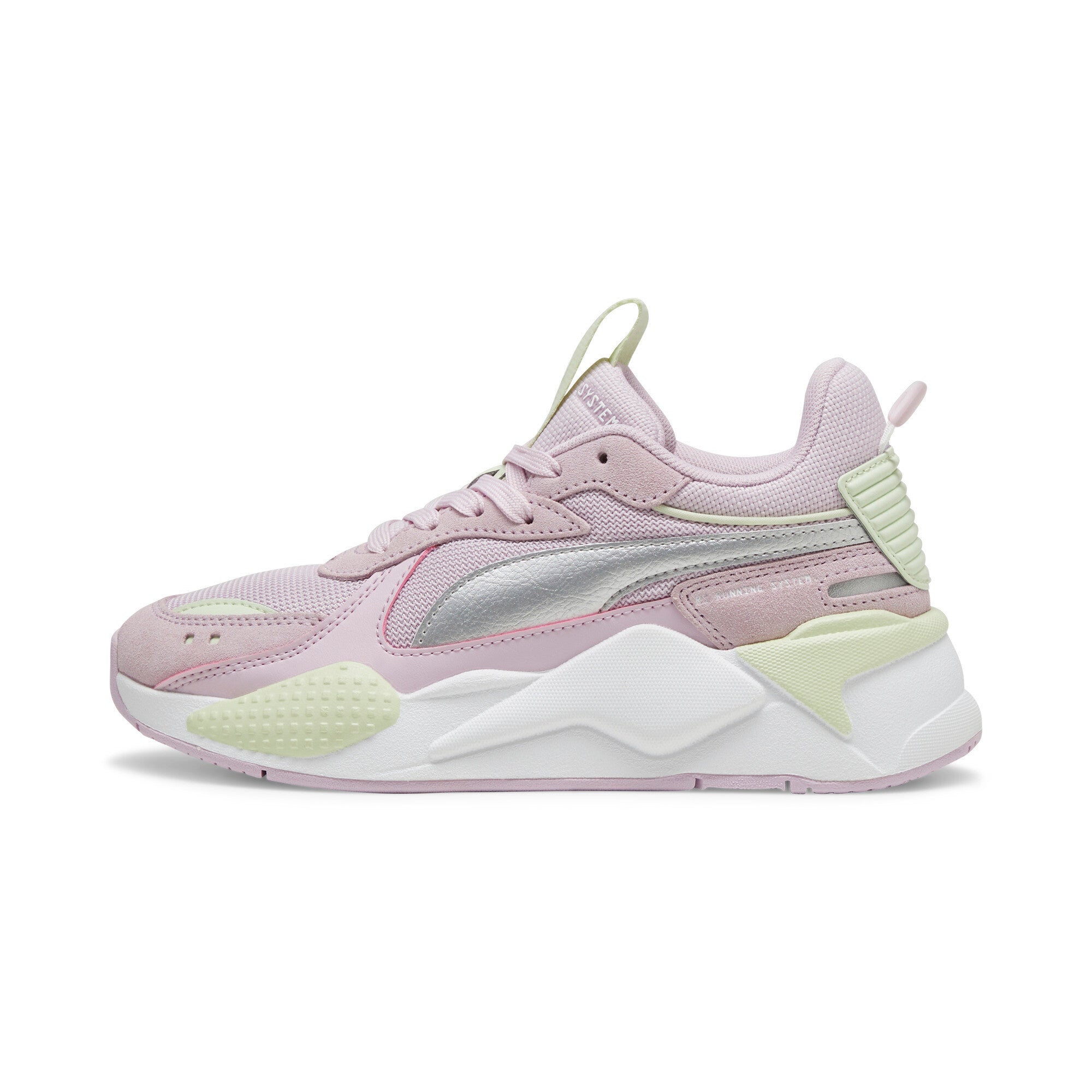 

Кроссовки PUMA RS-X Metallic для больших детей, цвет grape mist/silver