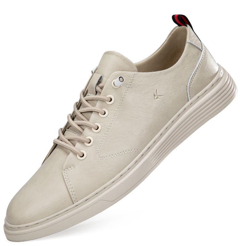 ZAMST Легкие мужские скейтерские кеды низкие хаки, цвет Khaki — фото 3