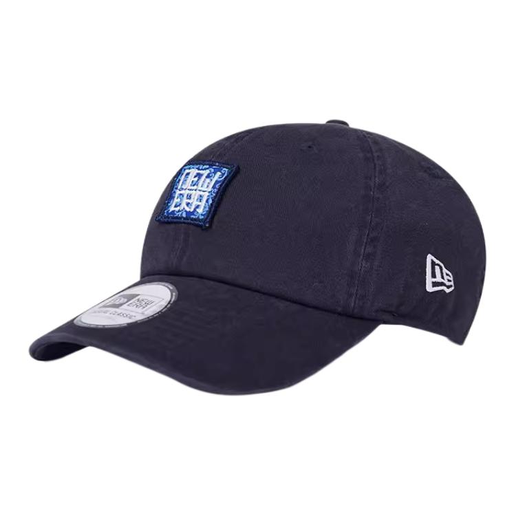

New Era Хлопковая бейсболка унисекс темно-синяя, Navy Blue