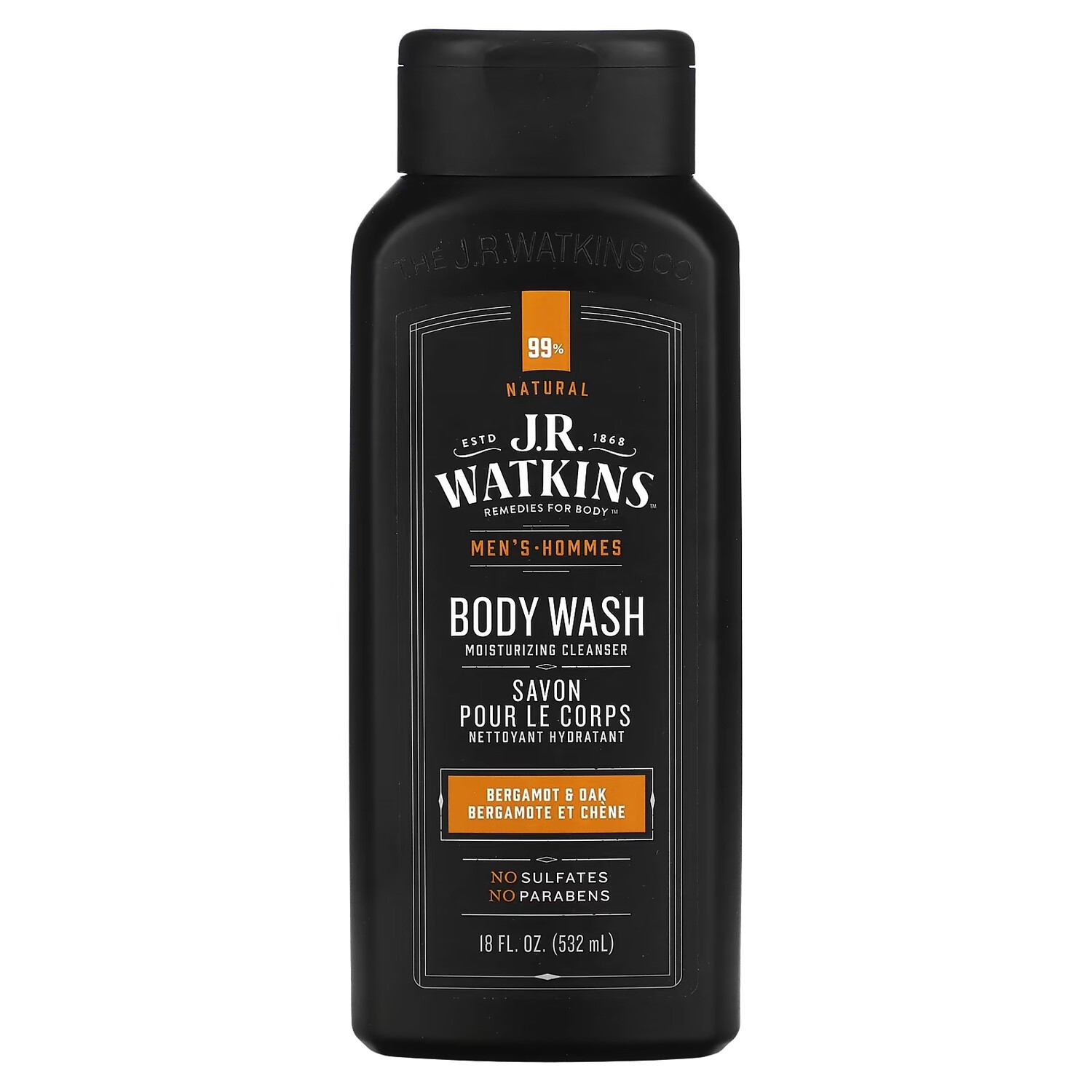 

Гель для душа JR Watkins бергамот и дуб, 532 мл
