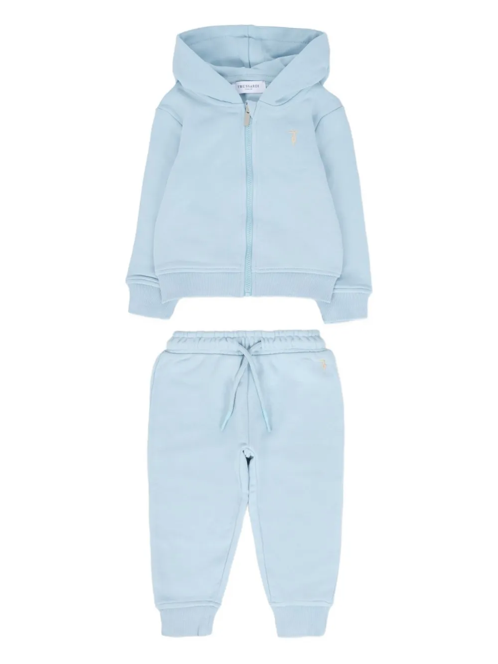 

Спортивный костюм с капюшоном на молнии TRUSSARDI JUNIOR, синий