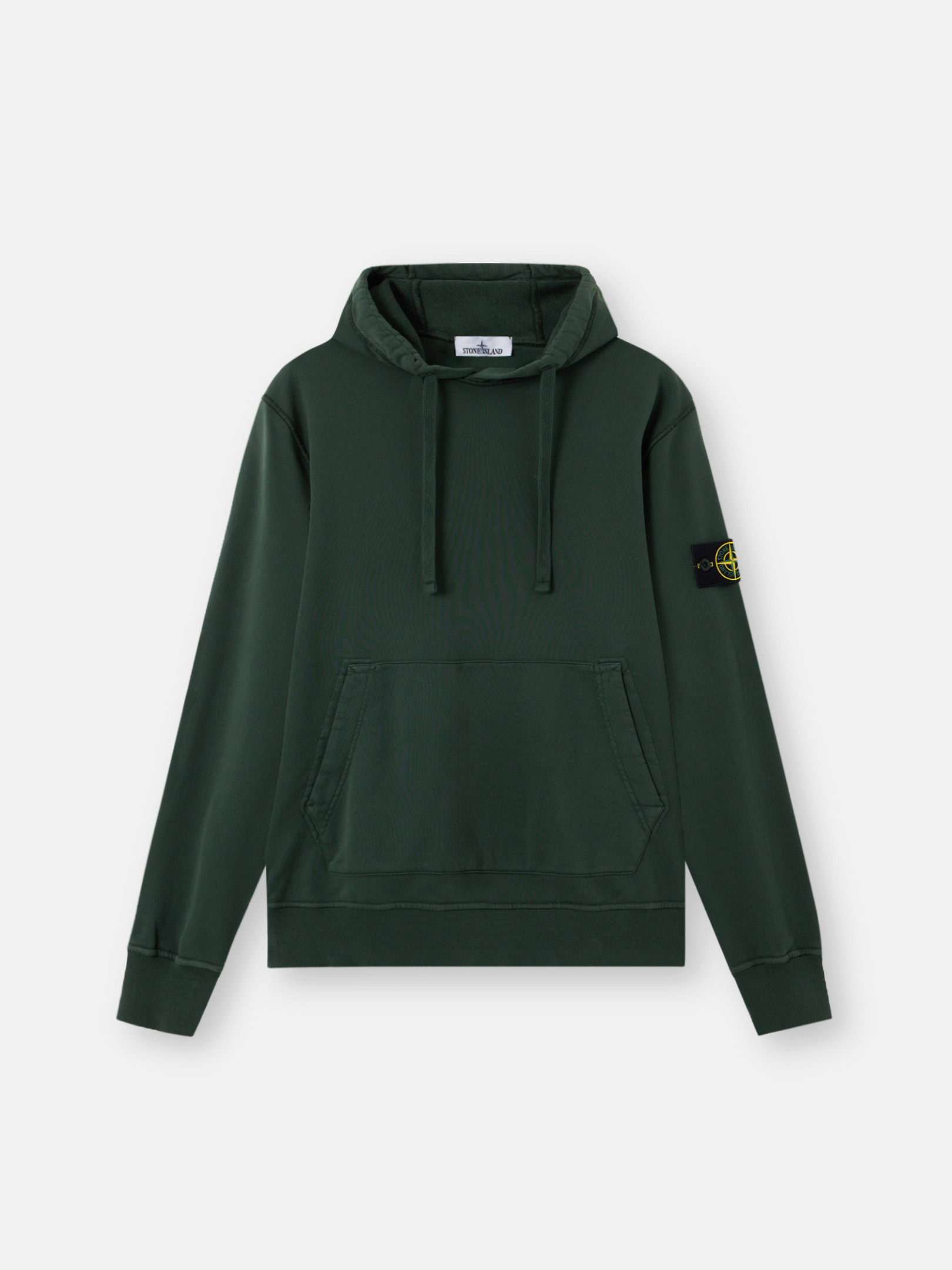 

Толстовка прямого кроя с капюшоном и карманом-кенгуру Stone Island 6100062 ORGANIC COTTON FLEECE, Juniper