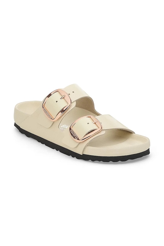 Шлепанцы Arizona Exq с крупной пряжкой Birkenstock, бежевый — фото 2