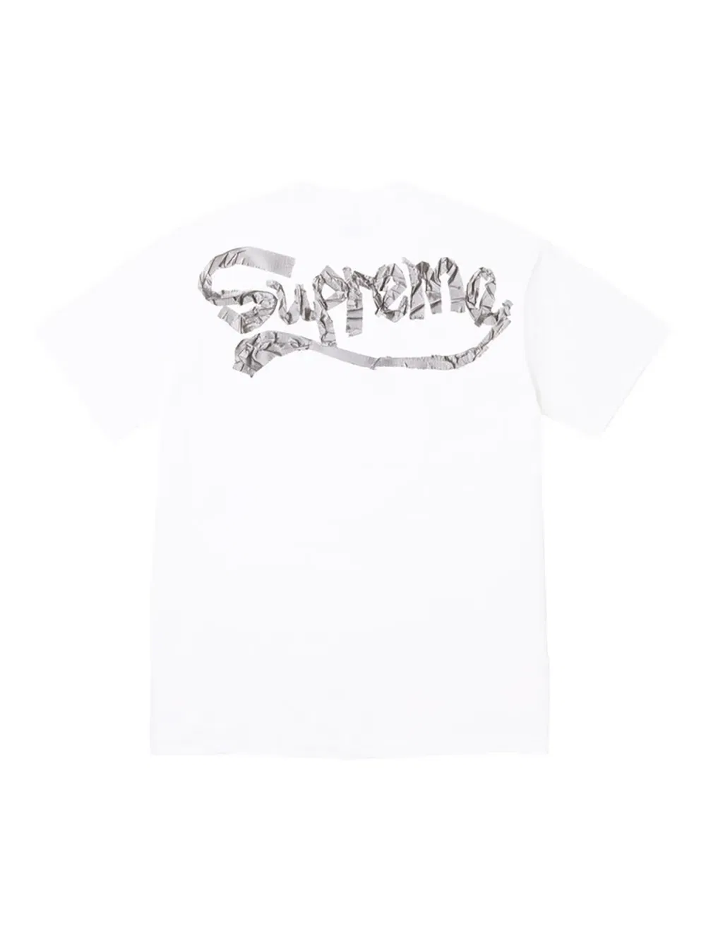 Футболка с принтом в виде ленты Supreme, белый — фото 2