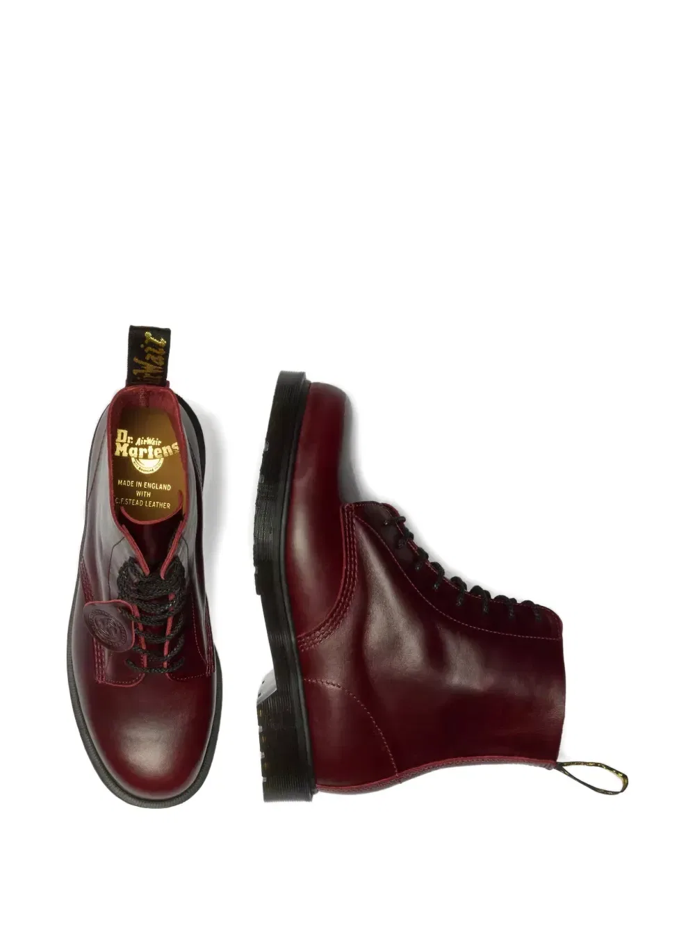 Ботинки на шнуровке Dr. Martens, красный — фото 4
