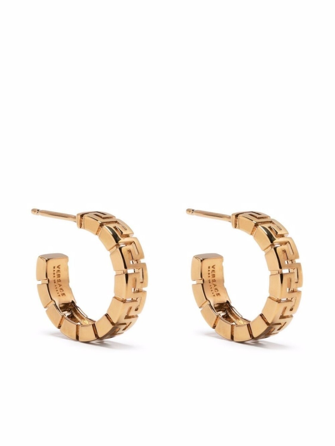

Серьги-кольца с декором Greca Versace, золотой