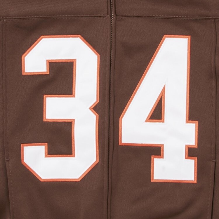 Толстовка Supreme Football Zip Up Hooded 'Brown', коричневый — фото 3