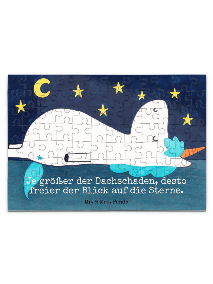 

Mr. & Mrs. Panda Головоломка «Единорог и звездное небо» с надписью белого цвета