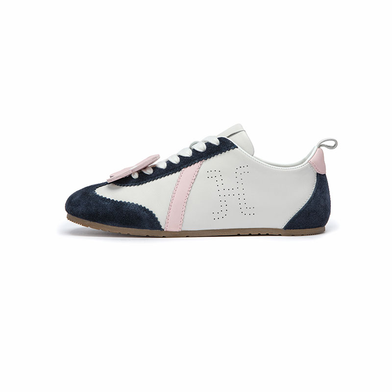 Низкие повседневные туфли женские HERLIAN, Navy Blue Multicolor (Detachable)