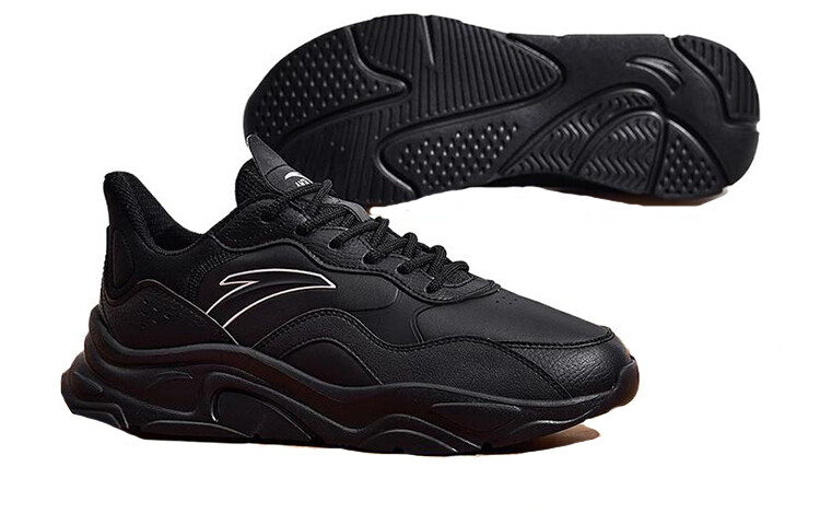 Кроссовки ANTA Little Millennium Lifestyle Shoes Men Low-top Black, черный — фото 3