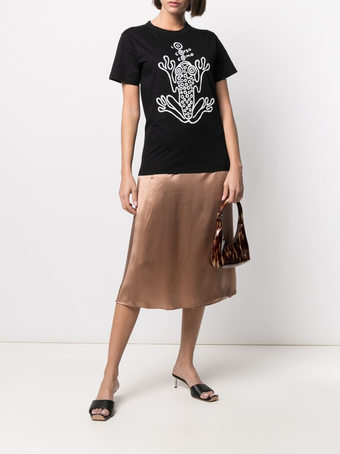 

Corso Como футболка с графичным принтом, черный