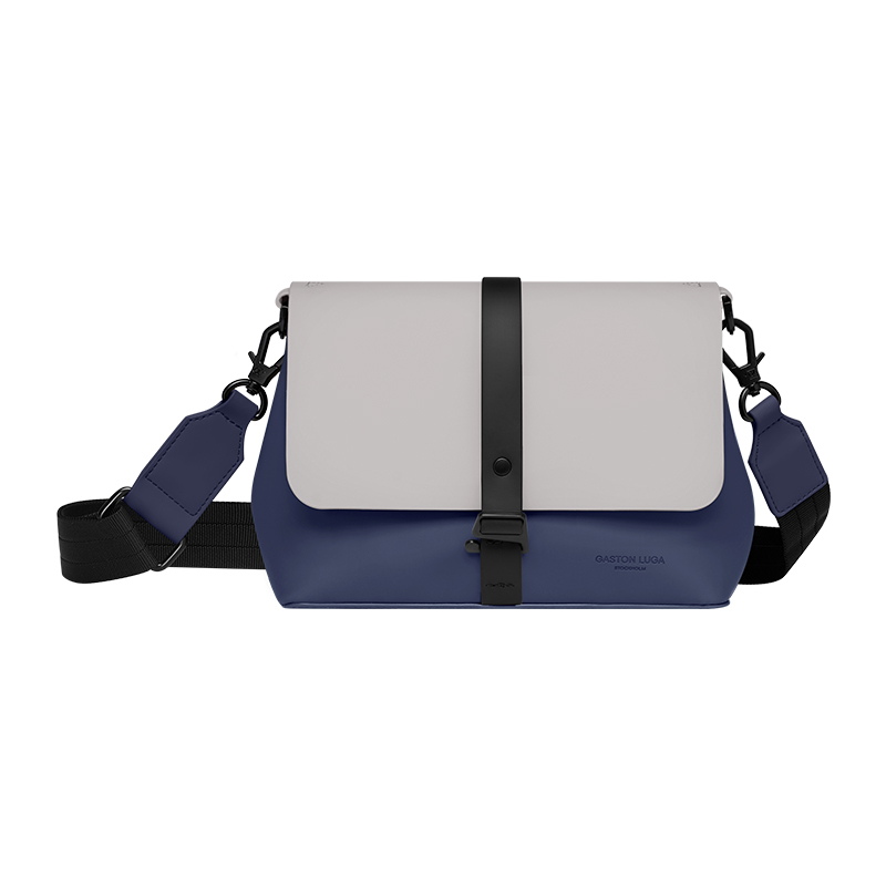 

Gaston Luga Женская полиуретановая поясная сумка разноцветная, Blue Gray Multicolor