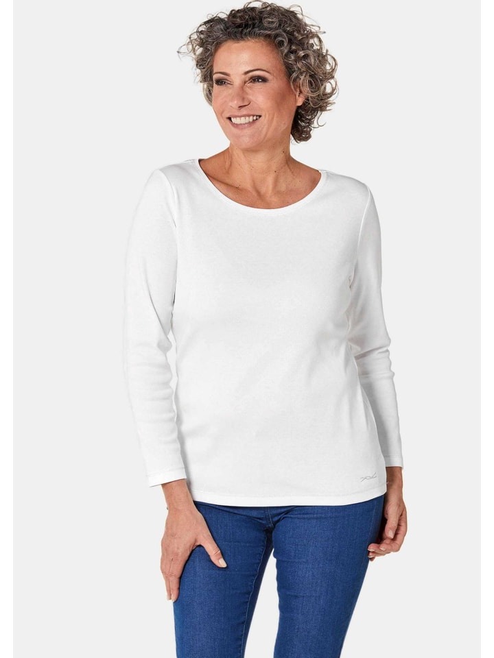 

Короткий размер: Базовая футболка из чистого хлопка белого цвета. GOLDNER, Белый, Короткий размер: Базовая футболка из чистого хлопка белого цвета. GOLDNER