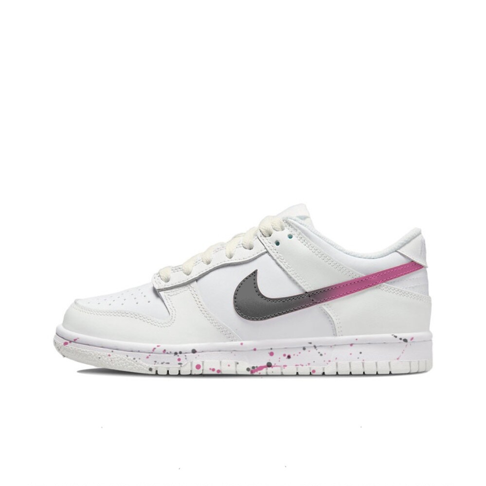 

Кроссовки Nike Dunk Skateboard Shoes Women's Low-Top Black Pink, черный/розовый