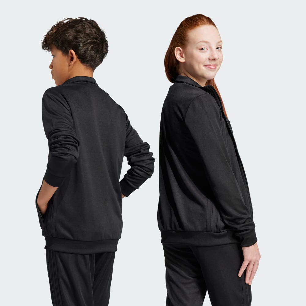 Спортивный костюм Adidas Tiro 25 Essentials Training Jacket Kids, черный/черный — фото 3