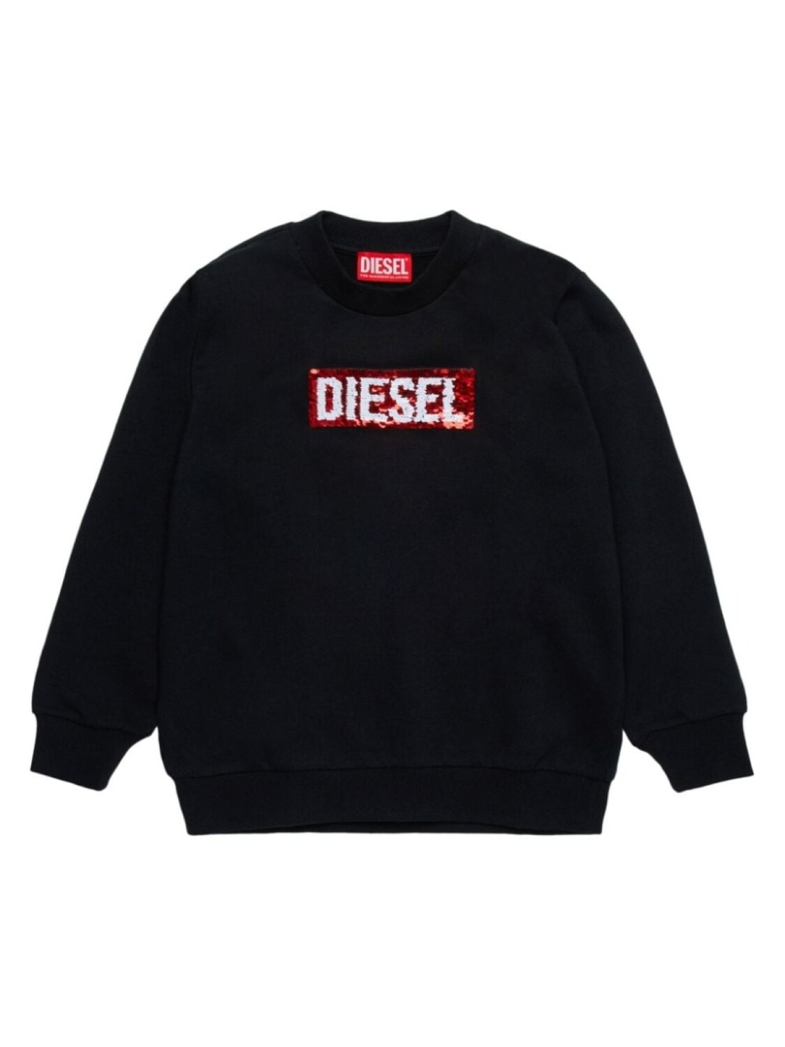 

Diesel Kids толстовка с пайетками, черный