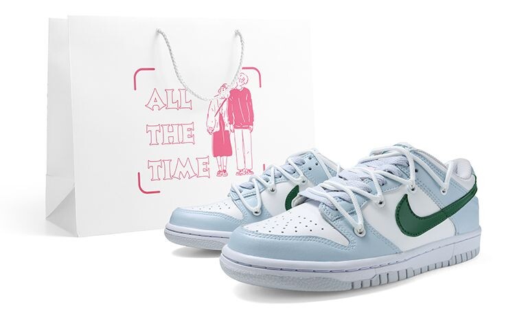 

Кроссовки для скейтбординга Dunk женские с низким верхом, зеленые/белые Nike, Зеленый, Кроссовки для скейтбординга Dunk женские с низким верхом, зеленые/белые Nike