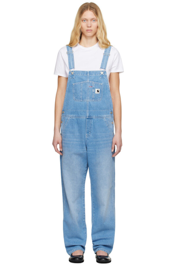 

Синий комбинезон прямого кроя из денима Carhartt Work In Progress