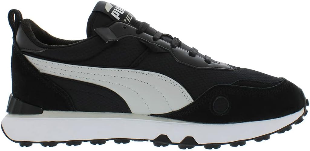 Мужские кроссовки PUMA Rider FV Future Vintage с шнуровкой, повседневные - серые — фото 3