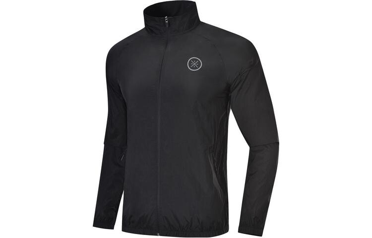 

Спортивная баскетбольная коллекция куртка мужская черная Lining, черный