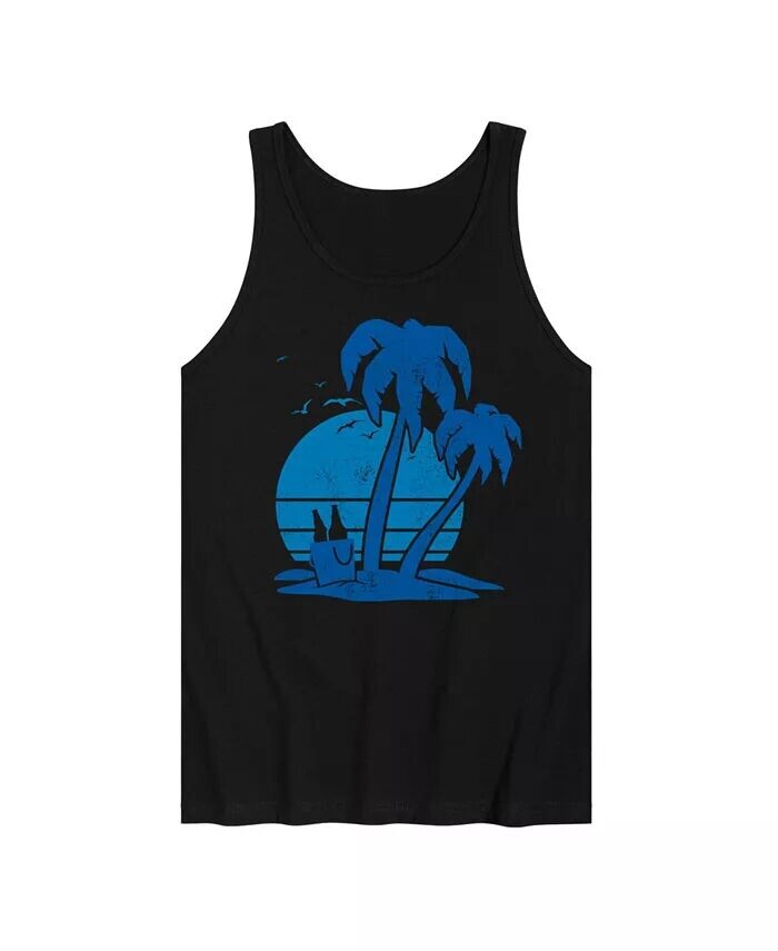 

Мужская майка из джерси Hybrid Apparel Beach и Beer AIRWAVES, черный