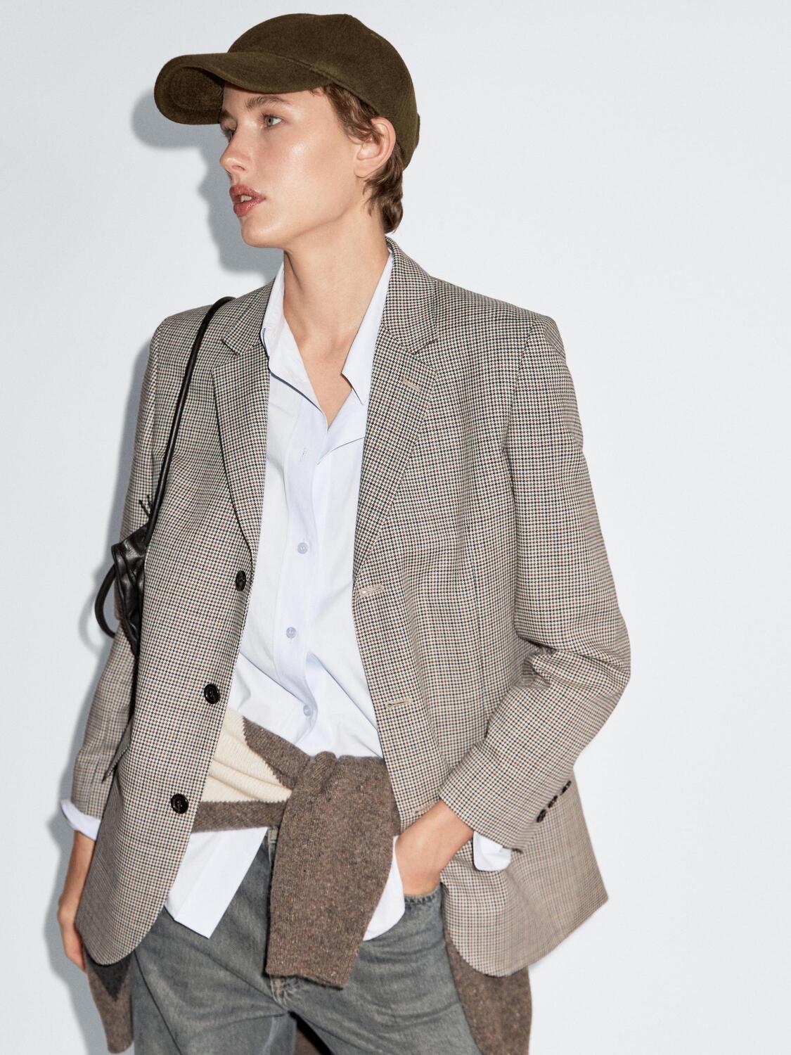 

Кепка с текстурой войлока Massimo Dutti, зеленый