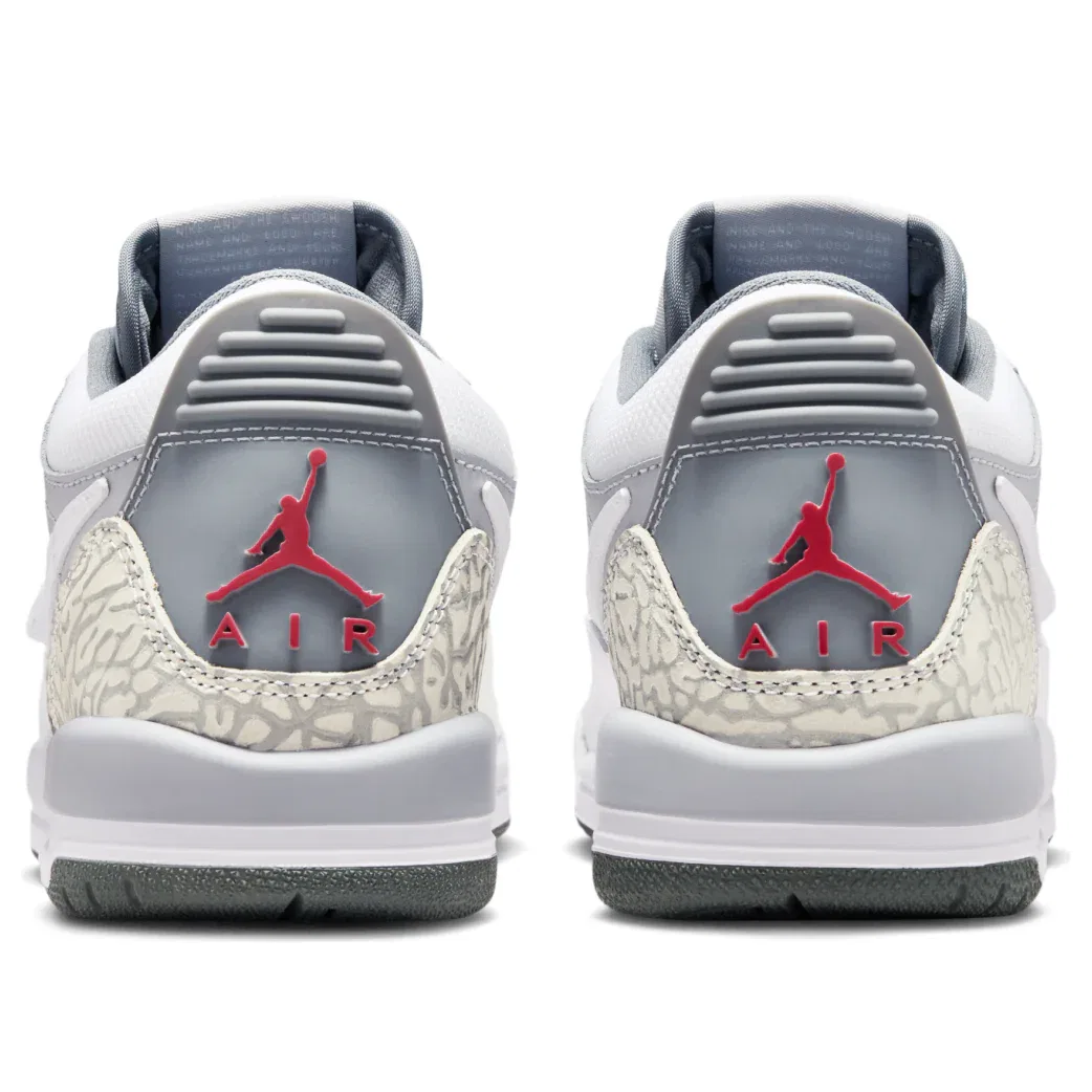 Кроссовки Air Jordan Legacy 312 Low 'Wolf Grey White Cool Grey' CD9054-005, серый — фото 3
