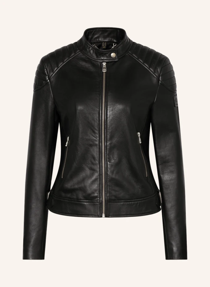 

Кожаная куртка моллисон Belstaff, черный