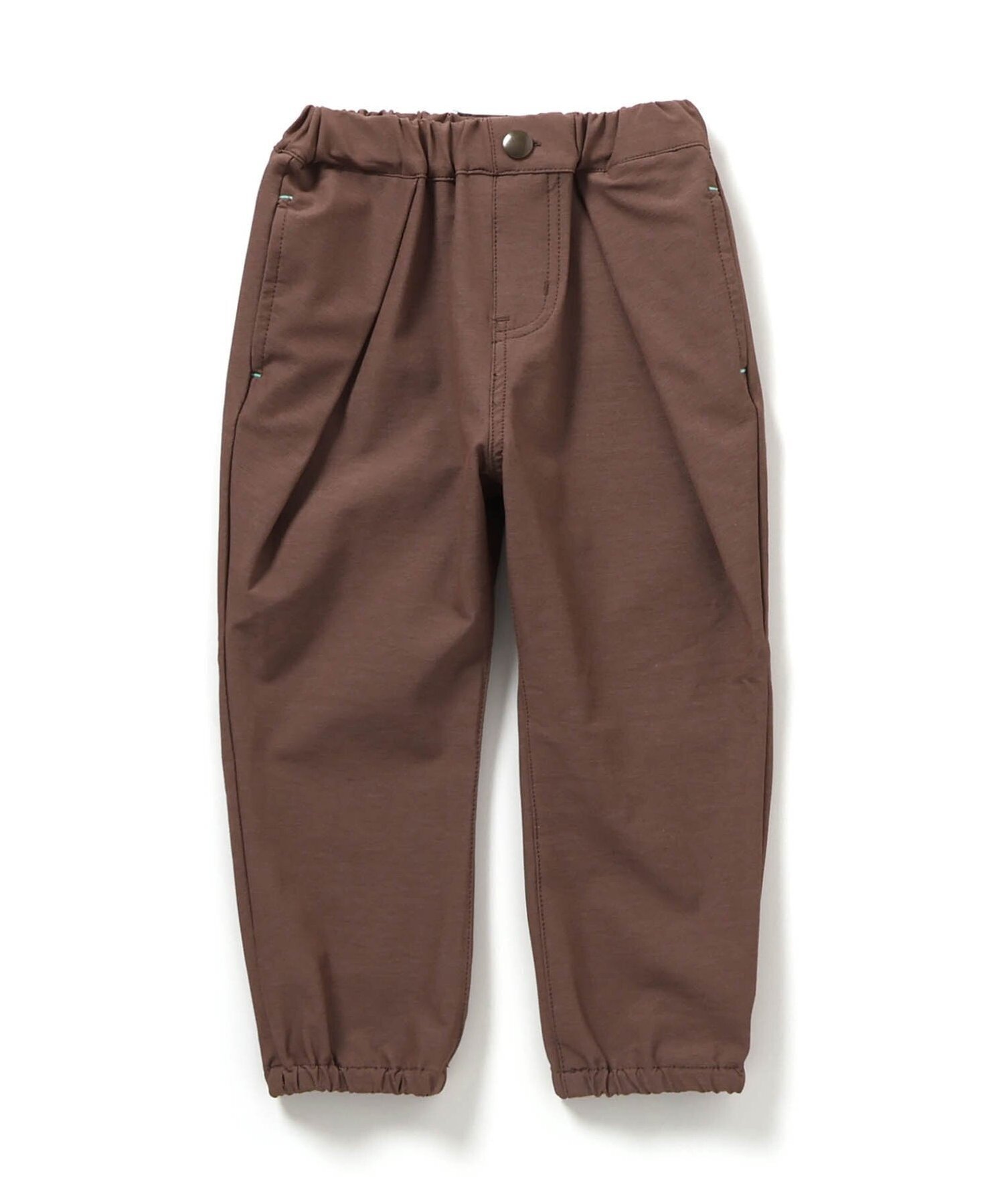 Эластичные плиссированные брюки, длина 10 дюймов BREEZE, Brown