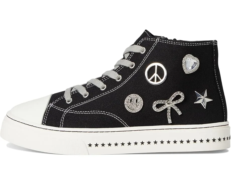 Кроссовки Steve Madden Kids Mistee (Little Kid/Big Kid), Black — фото 4