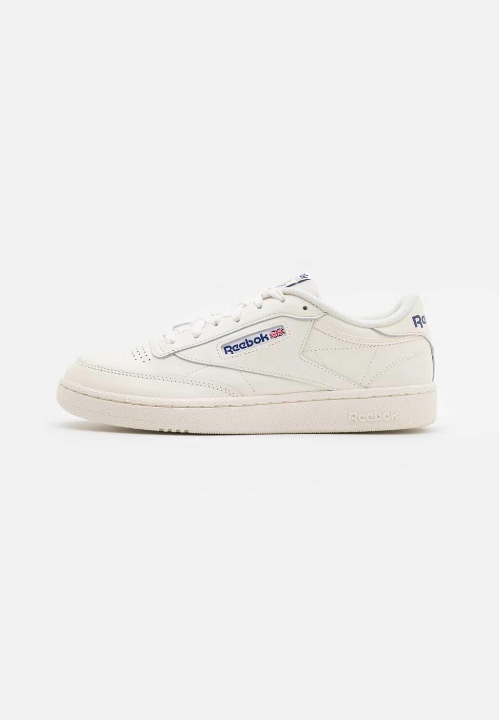 Кроссовки Reebok Club C 85 Unisex, мел / классический кобальт