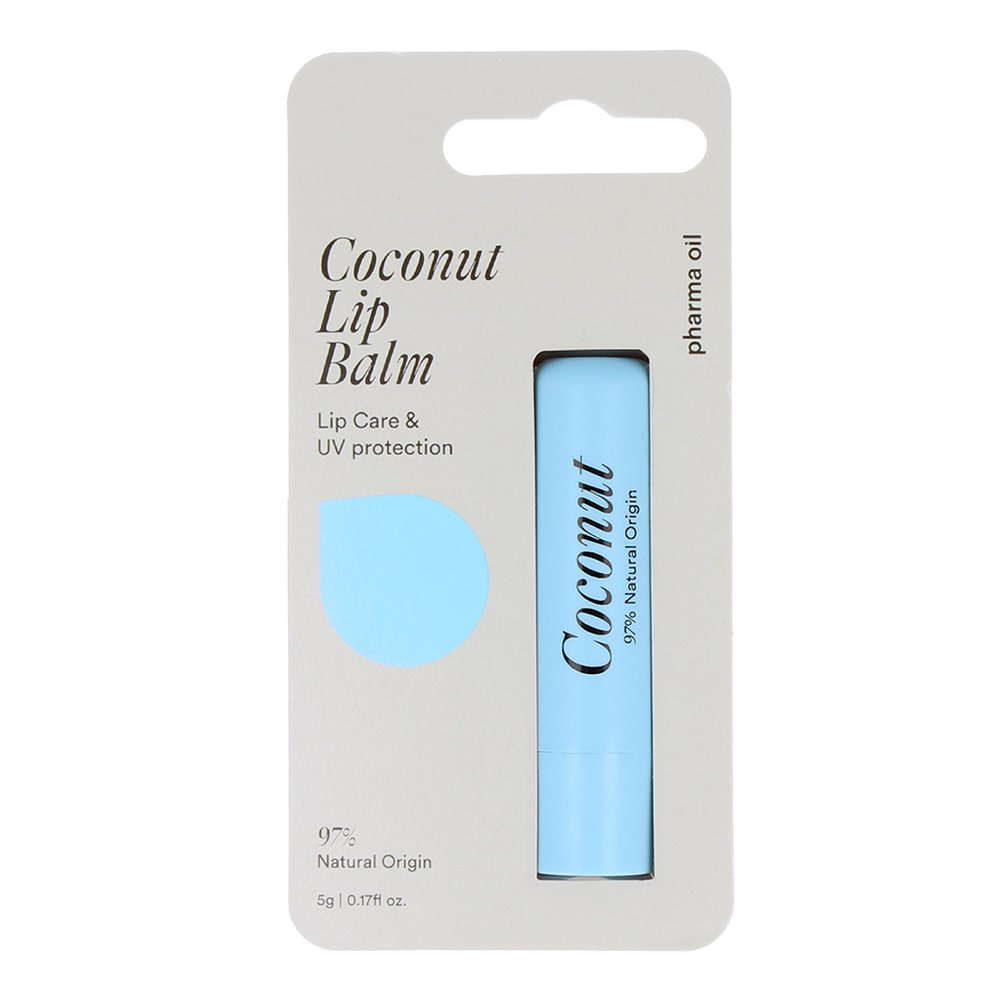 

Натуральный бальзам для губ coconut lip balm Pharma Oil, вес 5 гр.