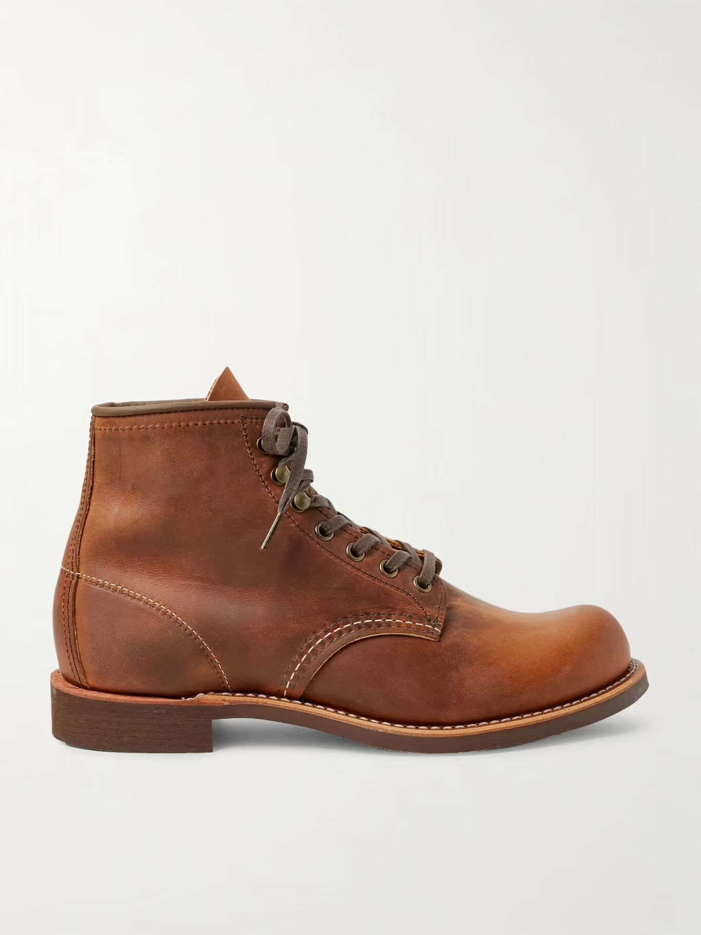 3343 Кузнечные кожаные ботинки RED WING SHOES, коричневый — фото 3