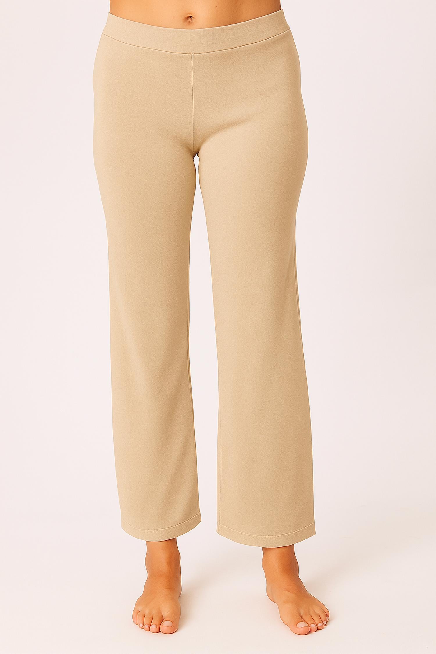 

Широкие брюки песочного цвета Angel Apparel, песочный