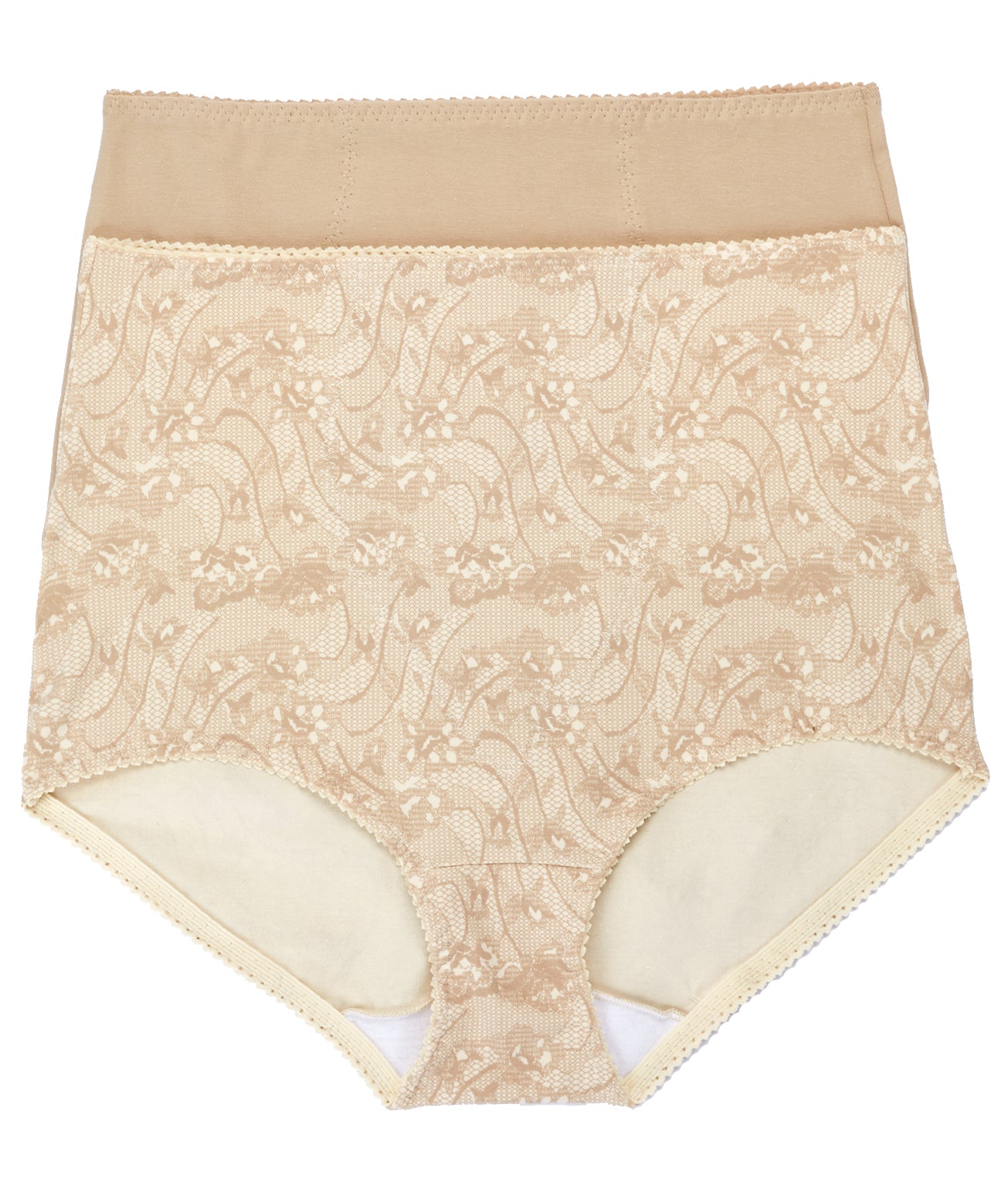 

Женские плавки-трусы Bali из хлопка, 2 шт. в упаковке, цвет lace flowers / nude
