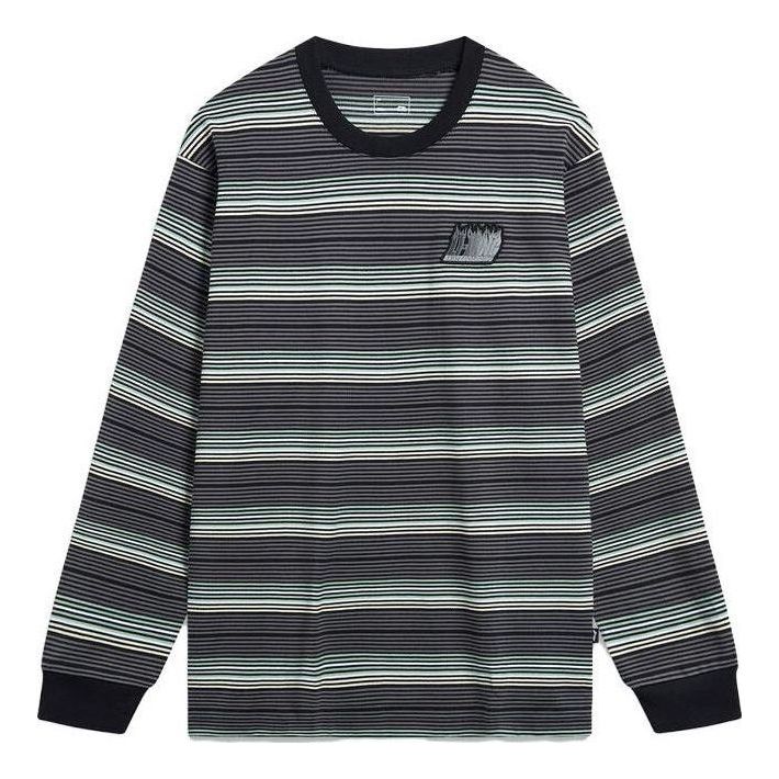 

Рубашка Li-Ning Classic Lifestyle Stripes Long Sleeve Shirt 'Grey Black' AHST719-4, серый