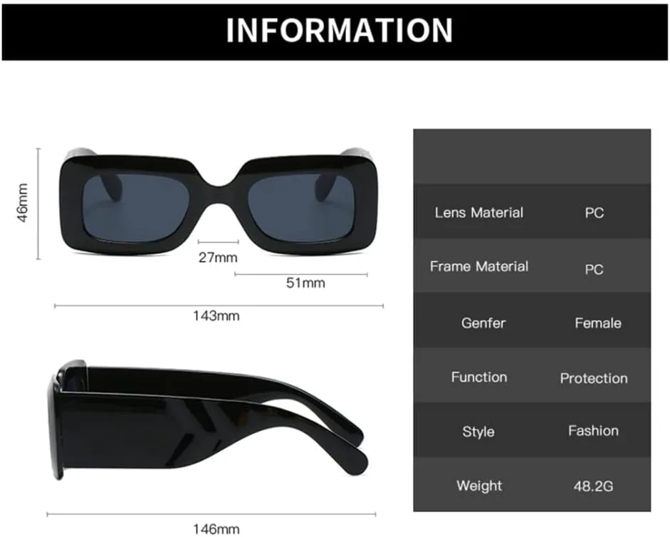 

Женские прямоугольные солнцезащитные очки в стиле ретро-панк, женские солнцезащитные очки-маска с защитой от УФ-излучения UV400 LANGSER, Leopard Frame Brown