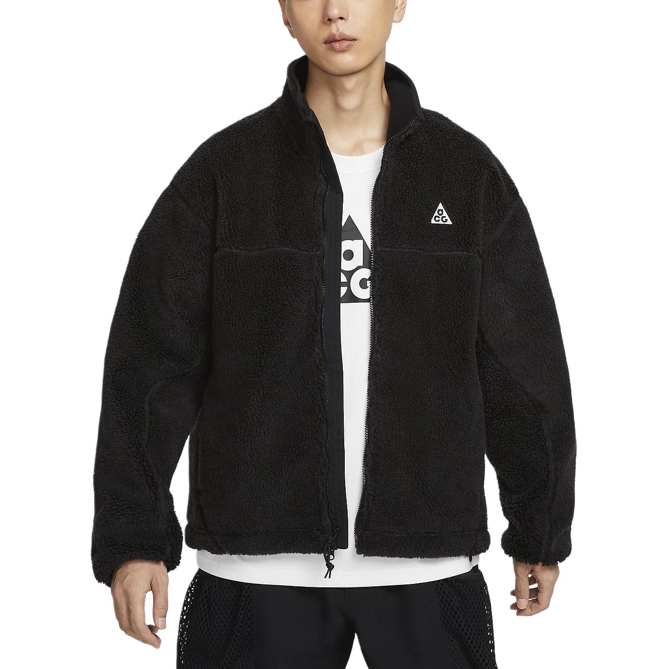 Nike Куртка ACG мужская черно-белая горная, Black/Black/White Peak — фото 3