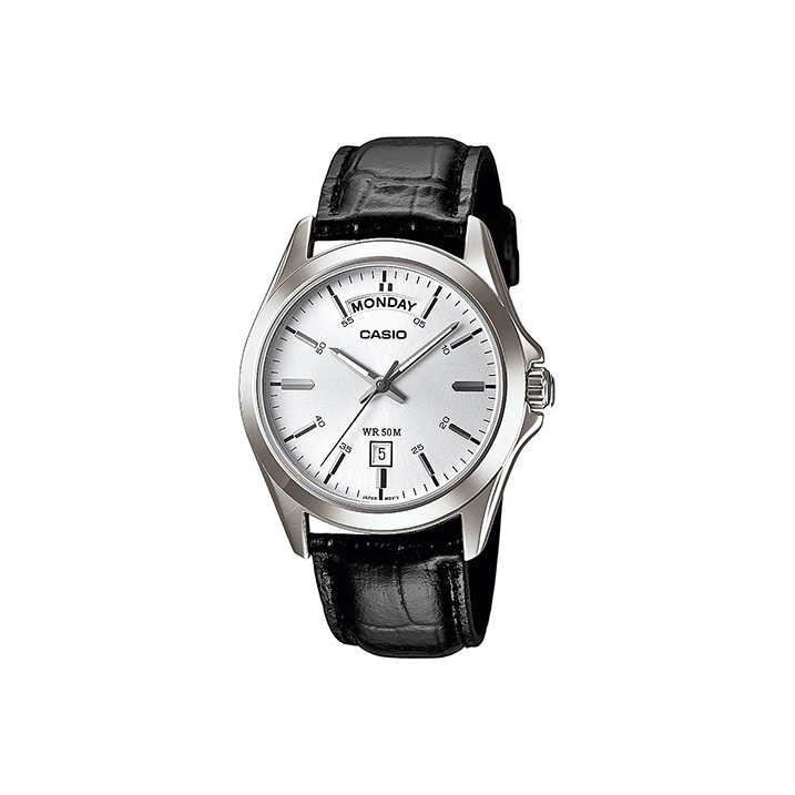 

CASIO Часы Men Standard Series 45mm Silver Watch MTP-1370L-7A, Silver Dial