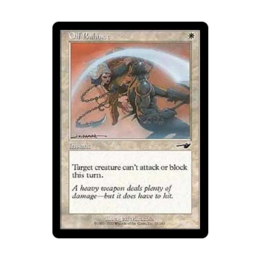 

CCG Off Balance (C) (фольга), MTG - Nemesis