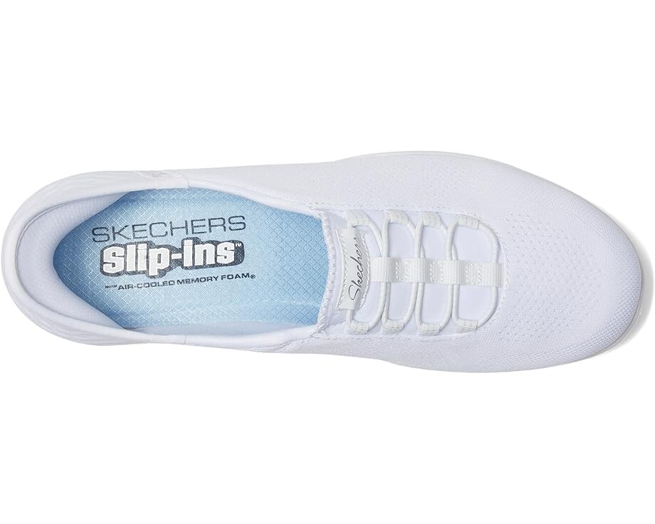 Кроссовки SKECHERS Newbury St - Lightly Hands Free Slip-Ins, белый — фото 2