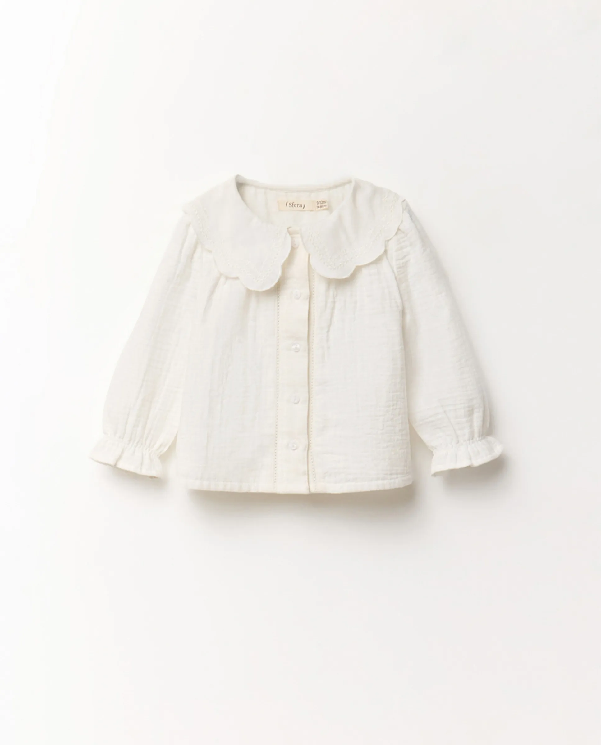 

Блузка бамбула Sfera, кремовый