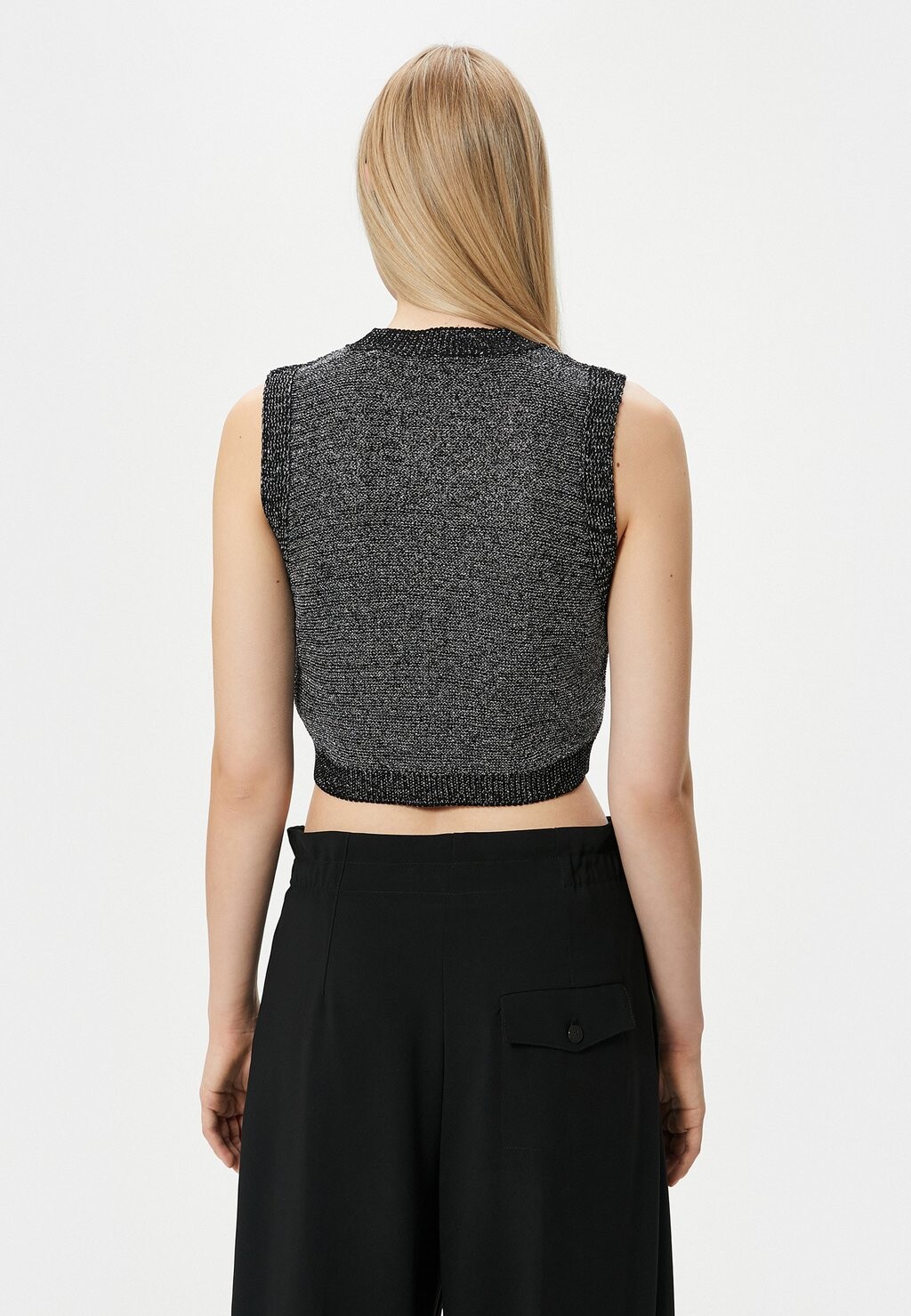 

Топ CREW NECK GLITTER Koton, антрацит