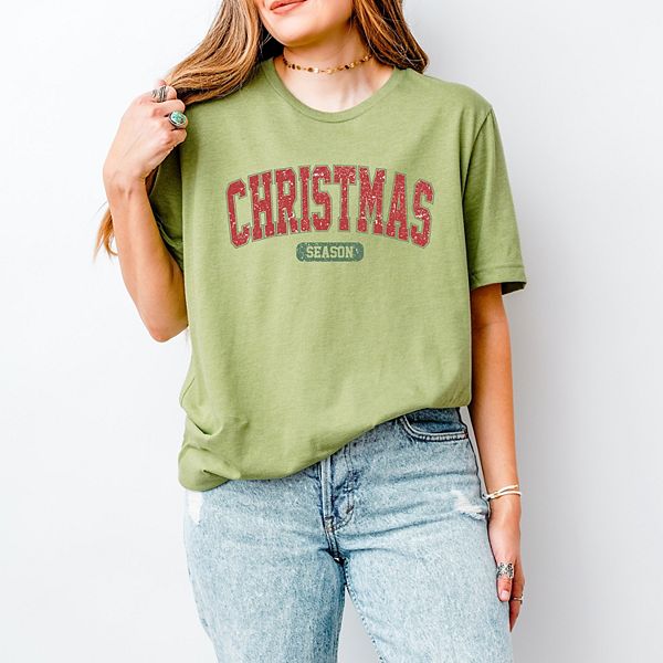 

Футболка с коротким рукавом Varsity Christmas Season Simply Sage Market, Light Green, Зеленый, Футболка с коротким рукавом Varsity Christmas Season Simply Sage Market, Light Green