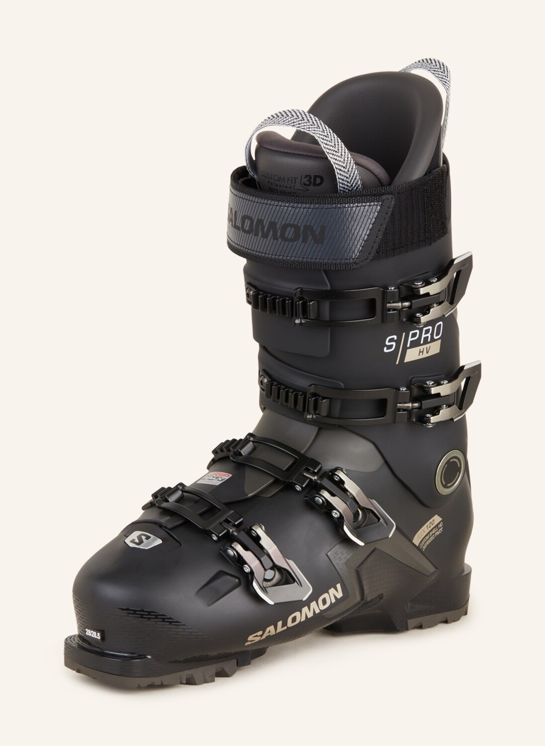 

Лыжные ботинки s/pro hv 120 SALOMON, черный/серебряный