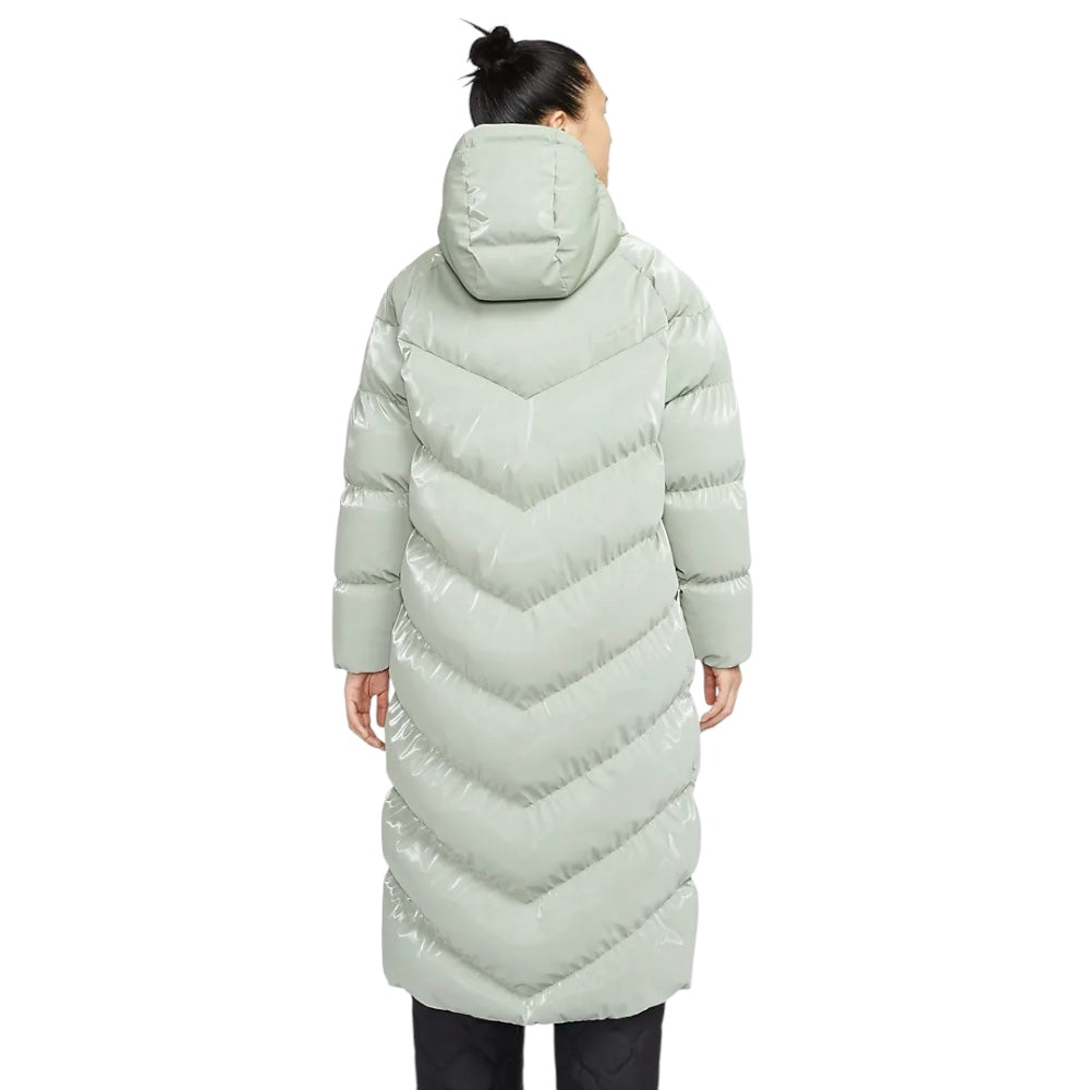 Пальто (WMNS) Nike Therma-FIT Sportswear Windpuffer Coat 'Green' — фото 2