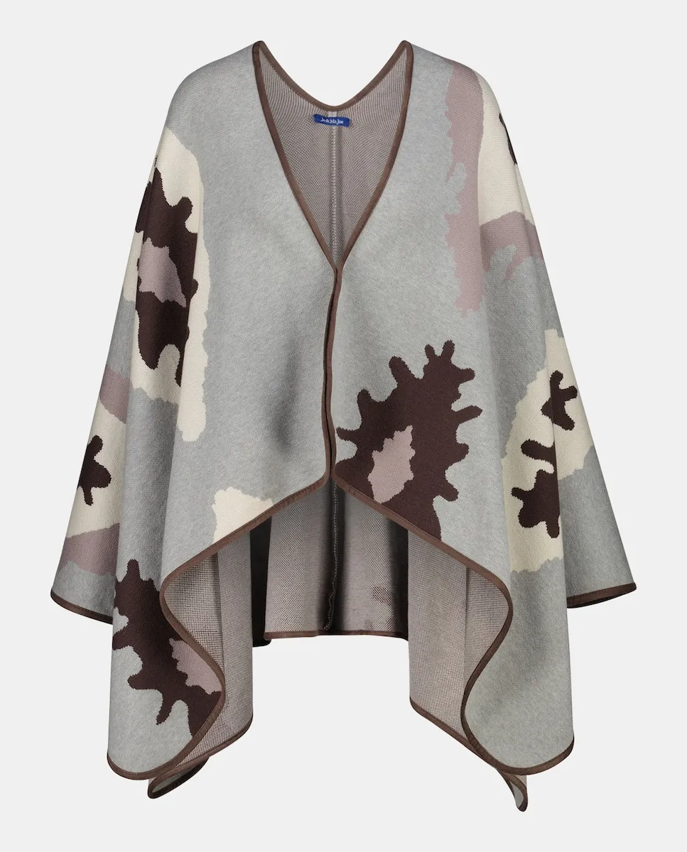 

Пальто с ромбическим рисунком цвета Jo & Mr. Joe